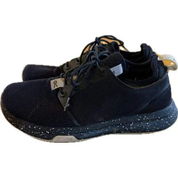 KURU Footwear ATOM Women's 8.5 Athletic Sneakers Black Mesh Lace-Up Running - Picture 4 of 8